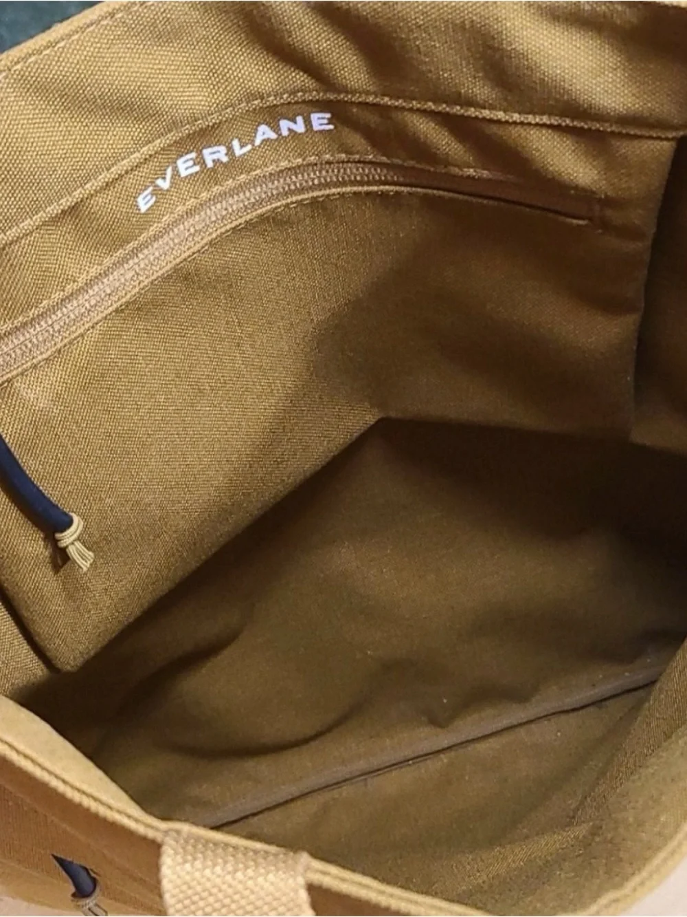 Everlane Men's Caramel Canvas Laptop Bag
